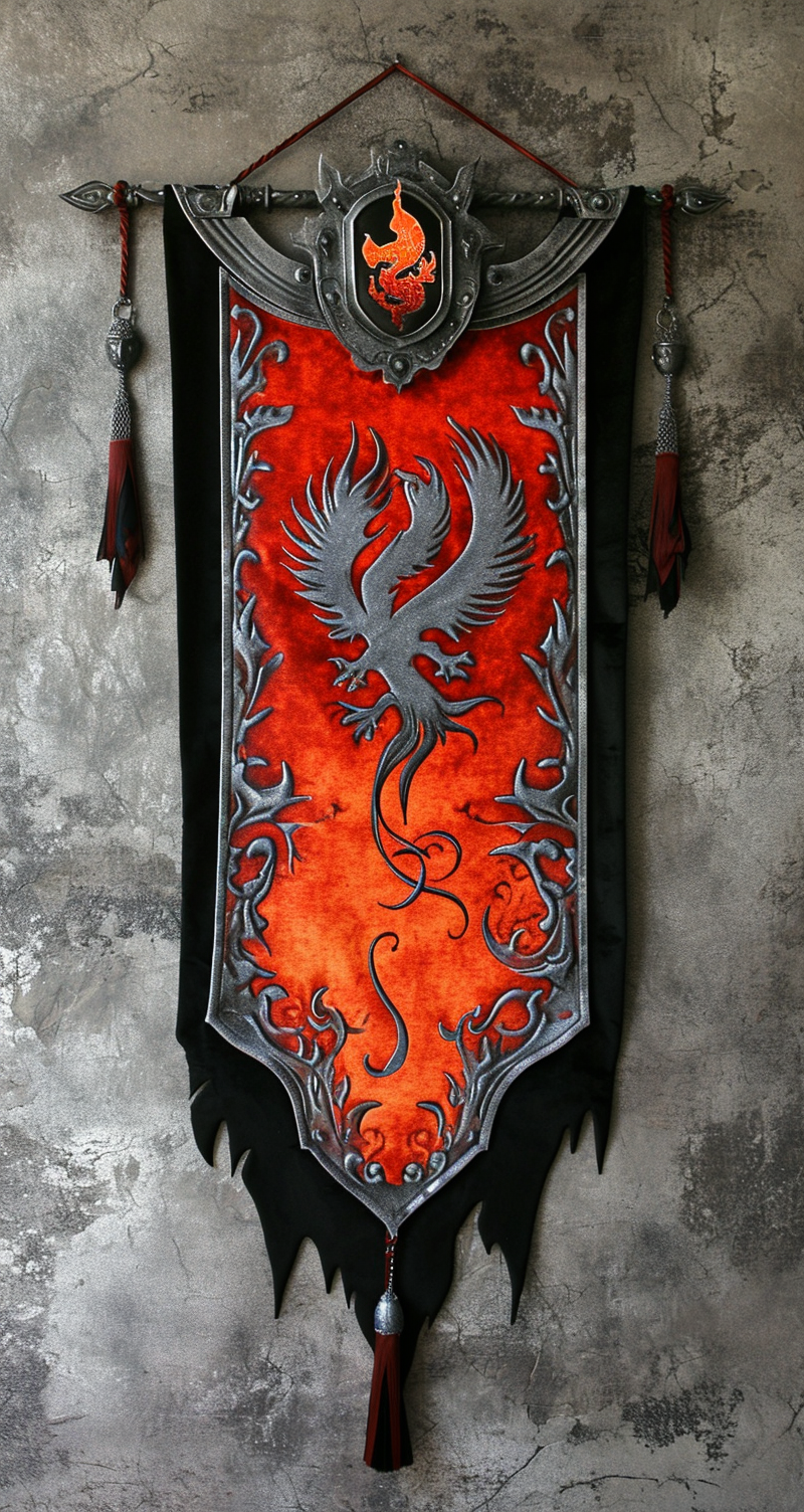 Medieval Coat of Arms Banner Pennant Image