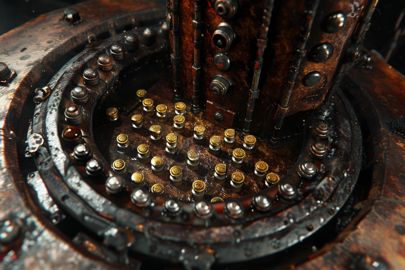 Medieval Round Room with Vials