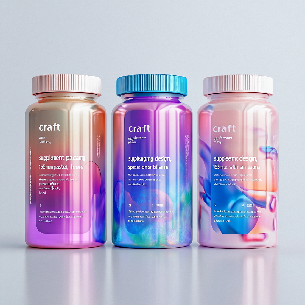 Colorful Supplement Packaging Design