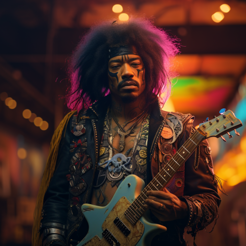 4.  Jimi Hendrix in Cyberpunk 2077