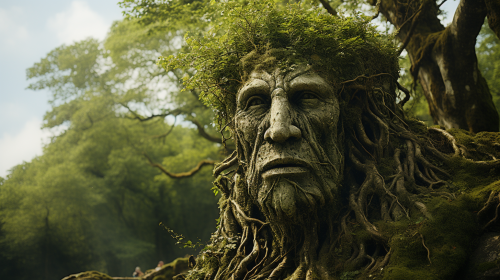 4.  Image of a tree resembling a person