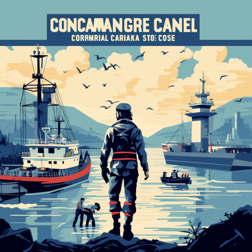 4. Beautifully portrayed sailor in Concarneau travel poster