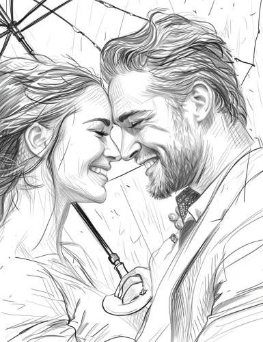 4. Intimate Moment Under Umbrella 4. Intimate Moment Under Umbrella