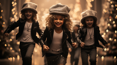 4. Eccentric and Quirky Children Dancing