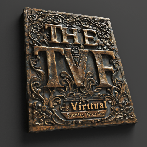 4. Bronze plaque logo with TVF initials 4. Bronze plaque logo with TVF initials