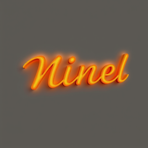 3D Writing of 'Honeymoon' in Warm Colors