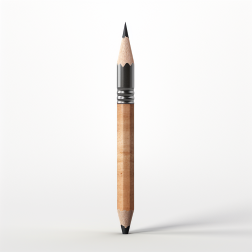 3D Rendered Pencil Image