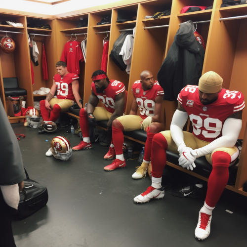 49ers players crying emotional scene 49ers players crying emotional scene