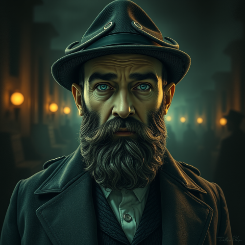 A 30 year old bearded male investigator.