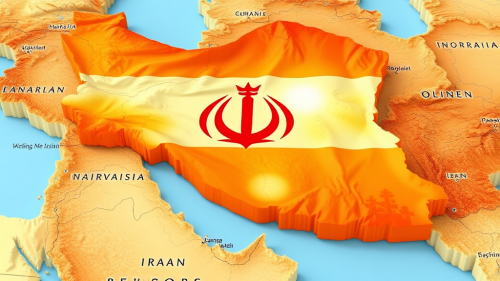 A 3D Map of Iran