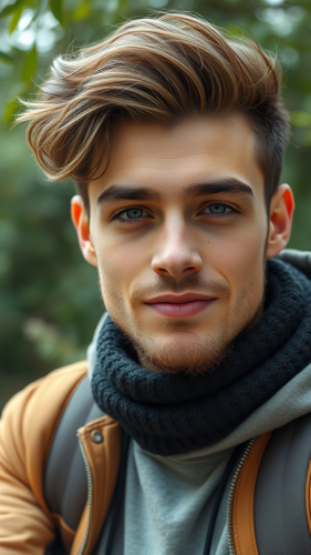 A Beautiful Guy in the Park