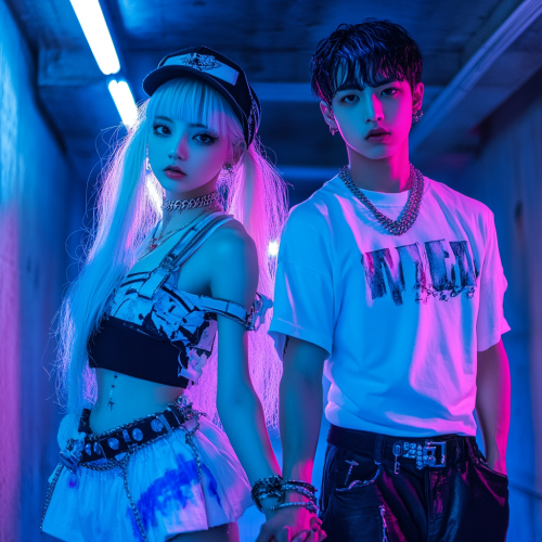 A Beautiful Japanese Girl and European Boy Love