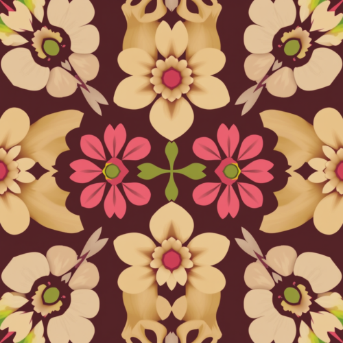 A Beautiful Pattern of Flowers