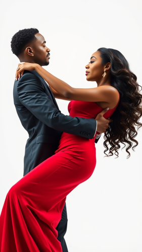 A Black Couple's Powerful Lyrical Dance Photoshoot