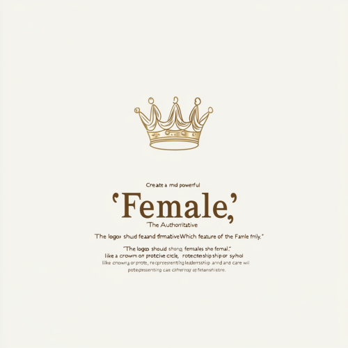 A Bold Logo Representing Female Power and Warmth.