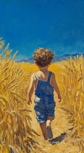 A Boy's Journey Through Greek Wheatfields