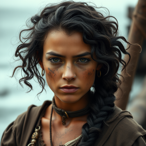 A Brave Female Pirate in the Medieval Era