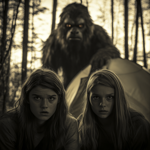 A Bright Forest: Teens Face Bigfoot in Scary Halloween