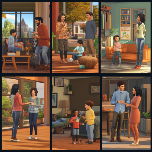 A Cheerful British Family Portraits