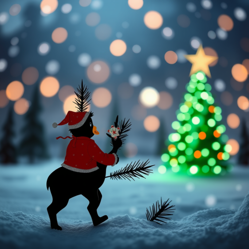 A Christmas Themed Mobile Wallpaper