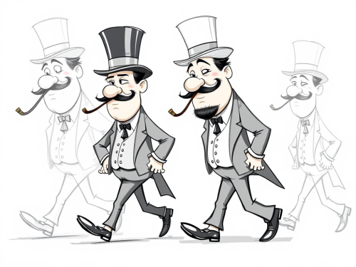 A Comedic Illustrated Gentleman and Alluring Aphrodite