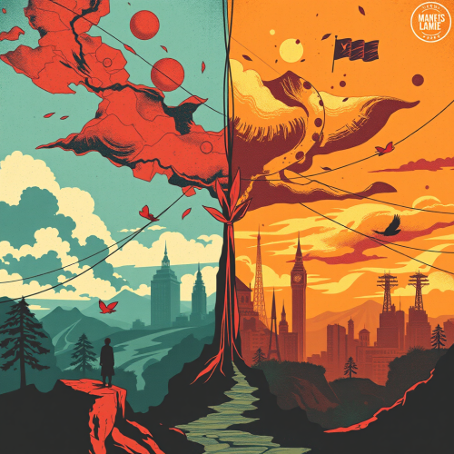 A Contrast Between Utopian and Dystopian Worlds