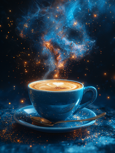 A Cup of Coffee in Space: Stirring Stars