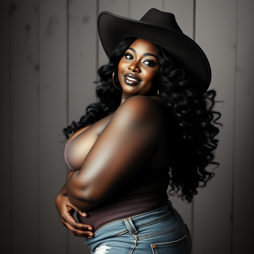 A Curvy Black Cowgirl