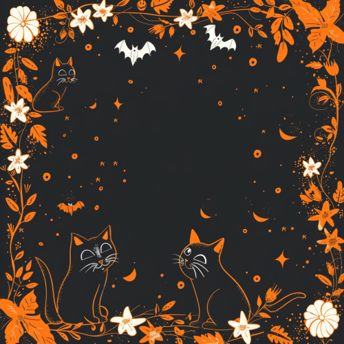 A Cute Halloween Background for Social Post