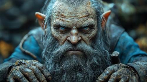 A Detailed Dwarf in 3D for Full HD.