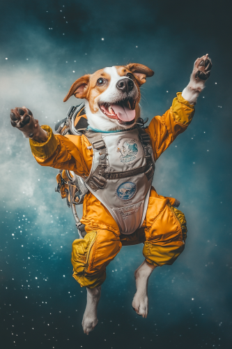 A Dog in a Spacesuit