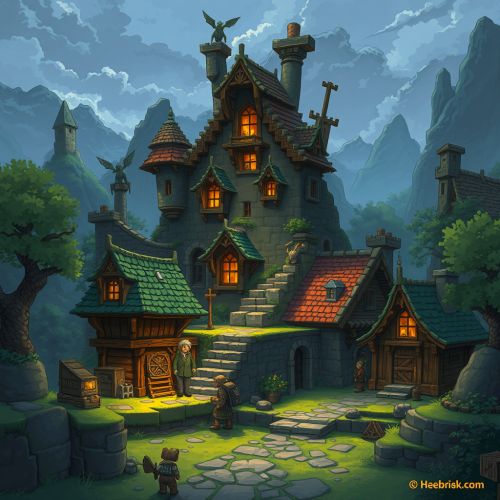 A Fantasy Goblin Village in Minecraft