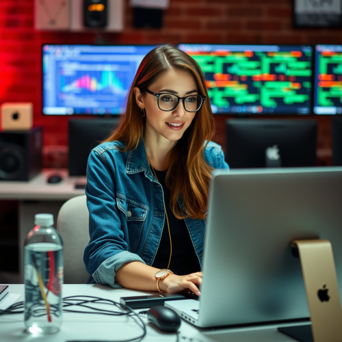 A Female Computer Programmer