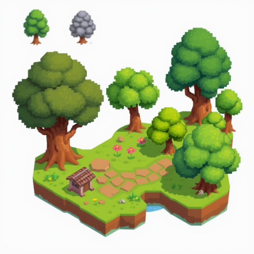 A Ghibli Style RPG Maker Game Tileset