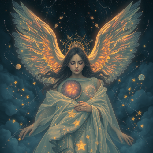 A Girl's Soul Dreaming Through Astral Projection