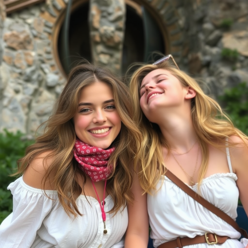 A Girl Enjoys Her Adventure