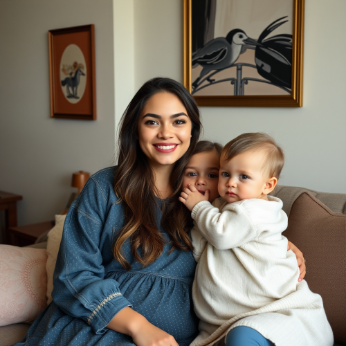 A Girl Exuding Motherly Vibes