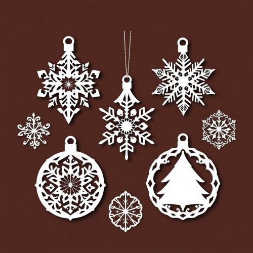 A Glowforge Christmas Ornament Design Bundle