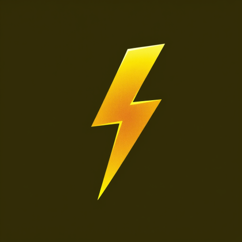 A Golden Lightning Forex Logo