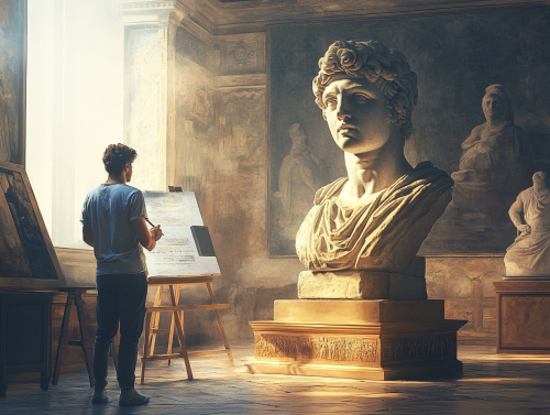 A Graphic Designer in Ancient Greece