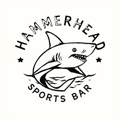 A Hammerhead Shark Logo for Hammerhead Sports Bar