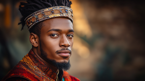 A Handsome Congo Prince's Vivid Portrait