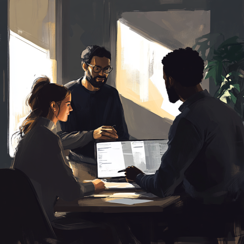 A Harmonious Workplace: Collaborative Discussion Among Colleagues