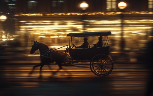 A Horse Cart in 1900