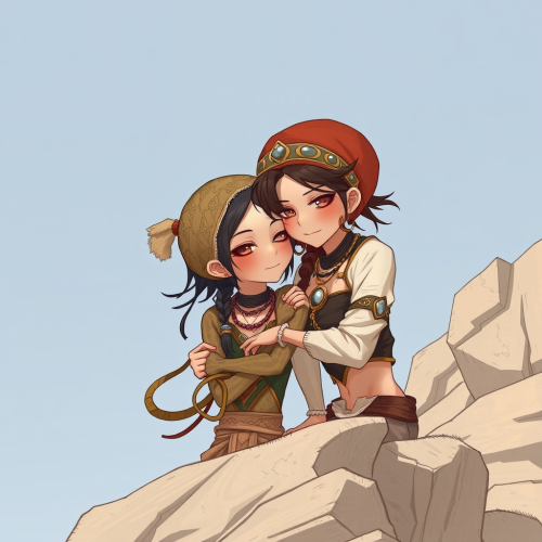 A Human and a Gorilla Together