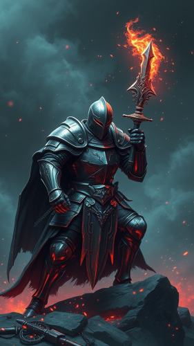 A Hurt Knight in a Colorless Magic World