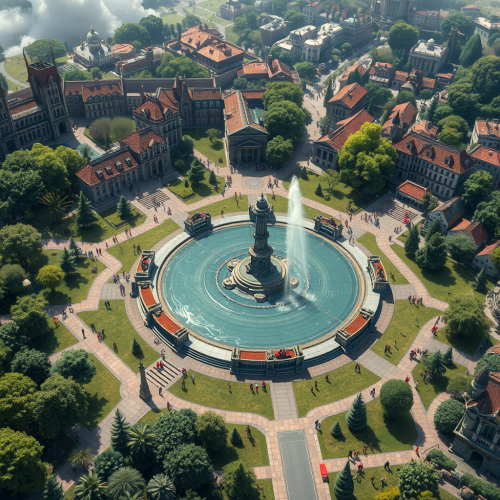 A Lively Battle at the City Center Park