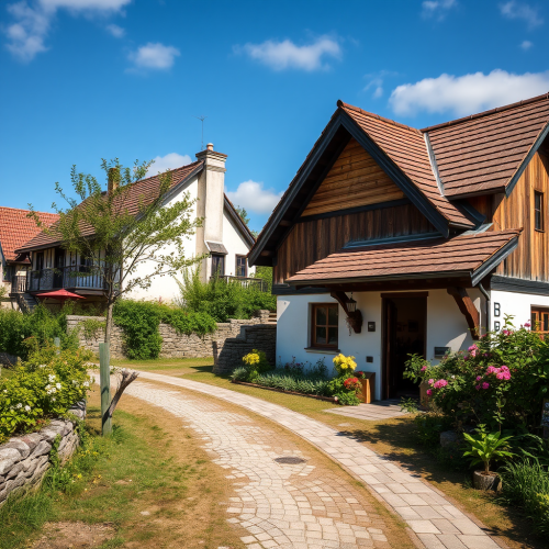 A Lone House in the Village