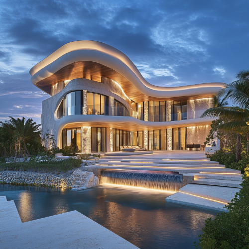 A Luxurious Mansion on a Secluded Tropical Island