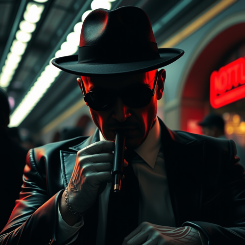 A Luxury Background with Gangster Theme